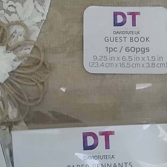 David Tutera 20pc Wedding decor and Guest Books - Picture 3 of 7